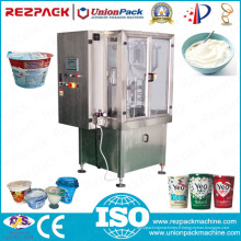 Machine de conditionnement automatique de tasses en plastique pour étanchéité au yogourt automatique (RZ-R / 2R / 3R)